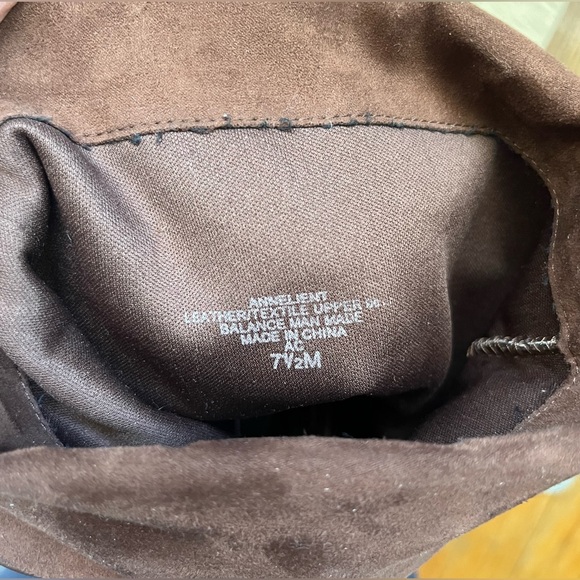 Vintage 90 Style faux Leather Pull On Tall Boots with Ankle Zipper - Picture 7 of 7